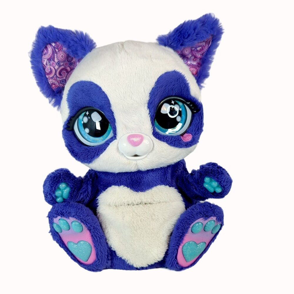 Peek-A-Roo Interactive Plush Panda Toy With Big Blue Eyes
